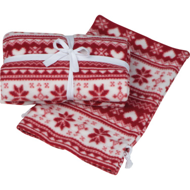 Logo trade promotional item photo of: Christmassy blanket DEBRECEN