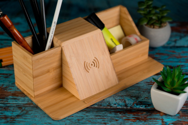 Logo trade promotional gifts image of: Desk organizer LUBLIN