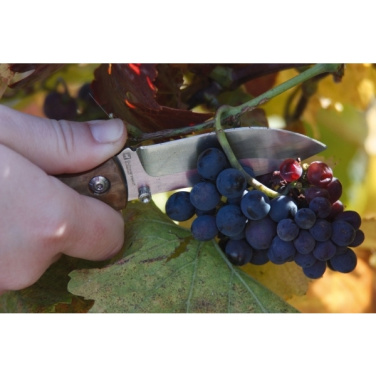 Logo trade promotional items image of: Pocket knife JUNGLE Schwarzwolf