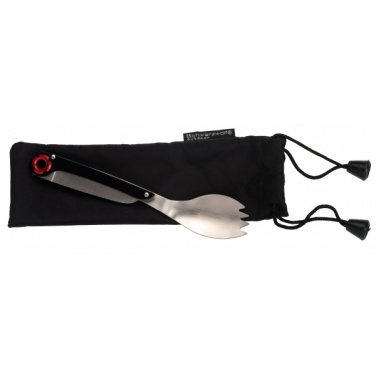 Logotrade advertising product image of: Multifunctional spoon LATEMAR Schwarzwolf