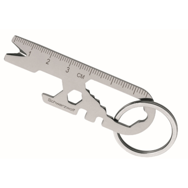 Logo trade promotional products image of: Multifunctional keychain ATACAMA Schwarzwolf
