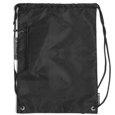 Logo trade advertising products picture of: Drawstring bag NUNAVUT Schwarzwolf