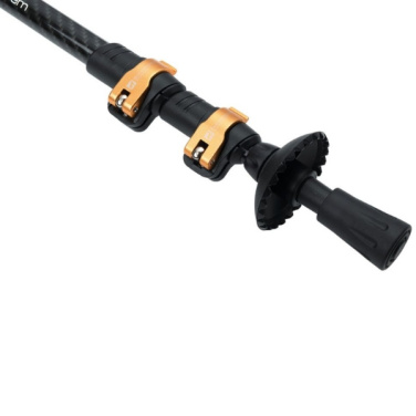 Logo trade promotional items image of: Trekking poles DENALI Schwarzwolf
