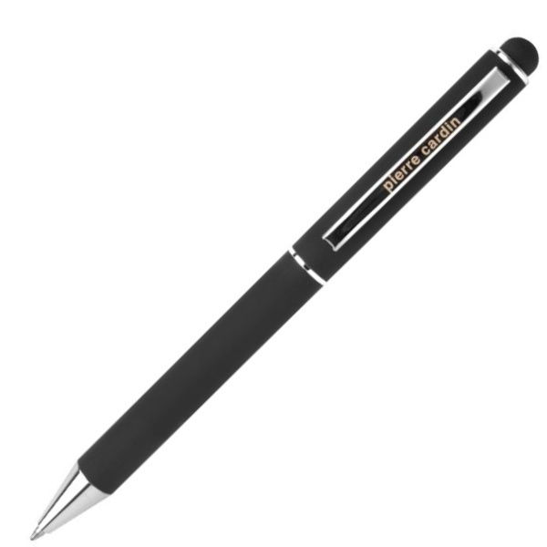 Logotrade promotional items photo of: Metal ballpoint pen, touch pen, soft touch CLAUDIE Pierre Cardin