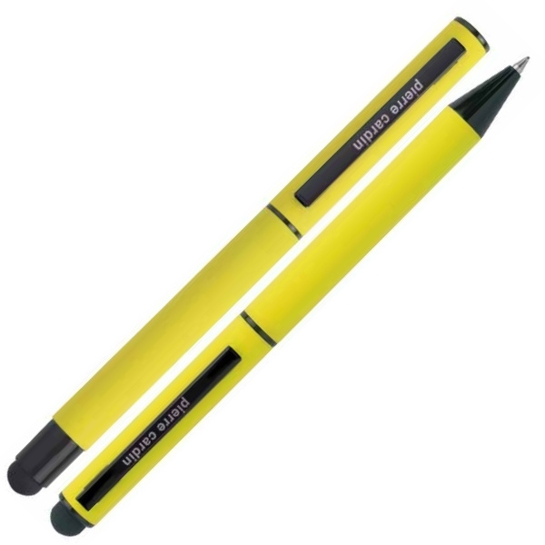 Logotrade corporate gift image of: Writing set touch pen, soft touch CELEBRATION Pierre Cardin