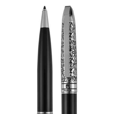 Logo trade promotional giveaways image of: Writing set ballpoint pen & fountain pen JACQUES Pierre Cardin