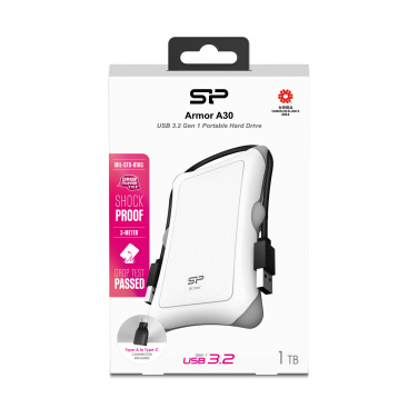 Logotrade promotional gift picture of: Hard Disc Silicon Power Armor A30 1TB