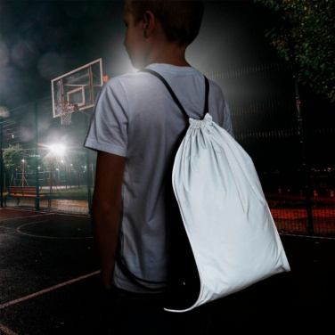 Logo trade promotional gift photo of: Drawstring bag DENISON Schwarzwolf