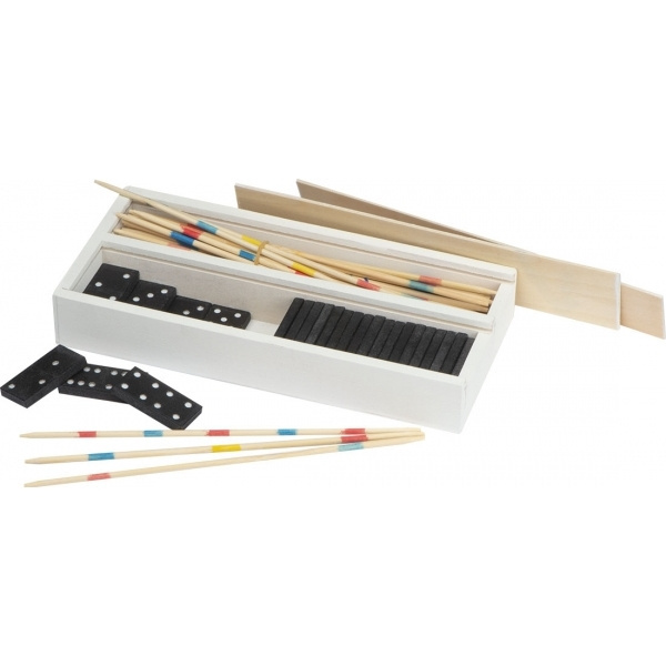 Logo trade promotional giveaways image of: Mikado and Domino Game FOLIGNO