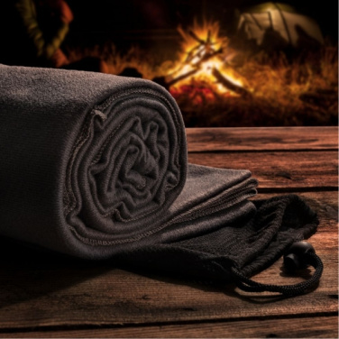 Logotrade promotional gift picture of: Blanket BRISA Schwarzwolf