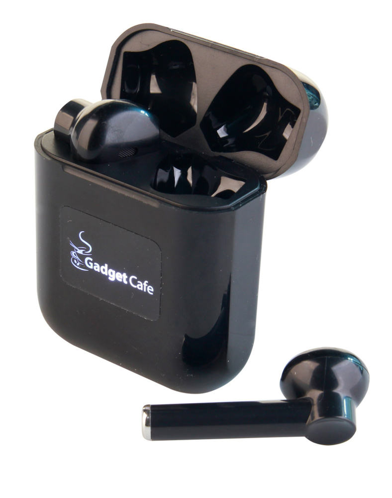 Logo trade promotional merchandise photo of: Wireless earbuds with light up logo