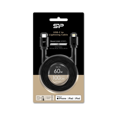 Logotrade promotional item image of: DATA TRANSFER CABLE Boost Link Nylon LK30CL Type C