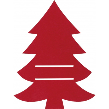 Logo trade promotional gifts picture of: Cutlery pad in Christmas tree shape DUFFEL