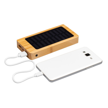 Logotrade promotional item image of: Bamboo power bank BAKERSFIELD