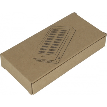 Logo trade promotional giveaway photo of: Bamboo power bank BAKERSFIELD