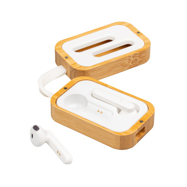 Logo trade promotional merchandise picture of: Bluetooth earbuds BARCELONA