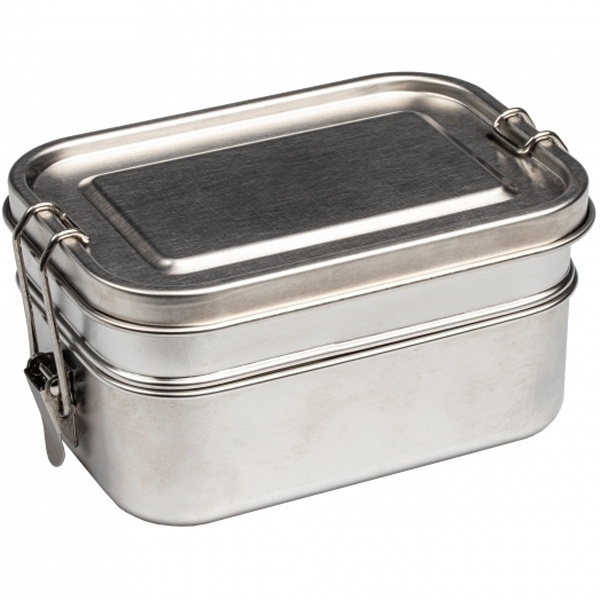 Logo trade promotional merchandise image of: 2-level lunch box PORTO ALEGRE