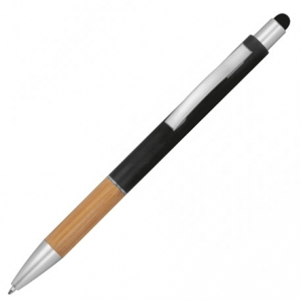 Logo trade promotional merchandise image of: Ballpoint with touch function TRIPOLI
