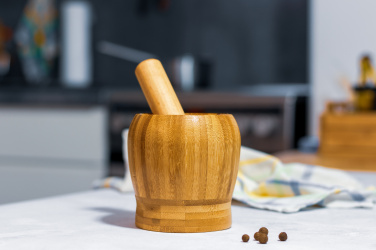 Logotrade promotional merchandise picture of: Wooden mortar SALVADOR
