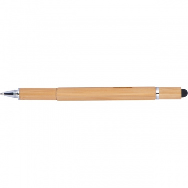Logo trade promotional merchandise image of: 6in1 multifunctional pen COIMBRA