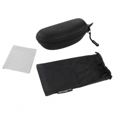 Logo trade promotional merchandise photo of: Case for sunglasses ARKANSAS Schwarzwolf