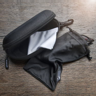 Logotrade advertising product picture of: Case for sunglasses ARKANSAS Schwarzwolf