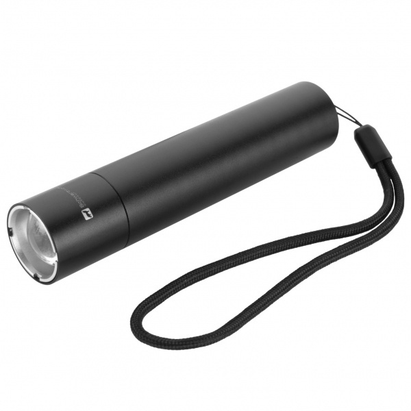 Logotrade promotional item picture of: Flashflight ZAGROS Schwarzwolf