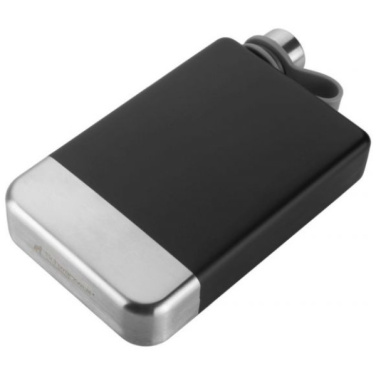 Logo trade advertising products image of: Hip flask set TAHAT Schwarzwolf