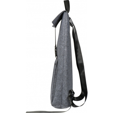 Logotrade promotional item image of: RPET Felt Backpack BIRMINGHAM