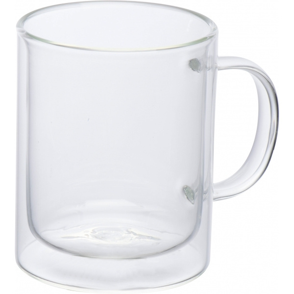 Logo trade promotional merchandise image of: Double-walled cup CARACAS 350 ml
