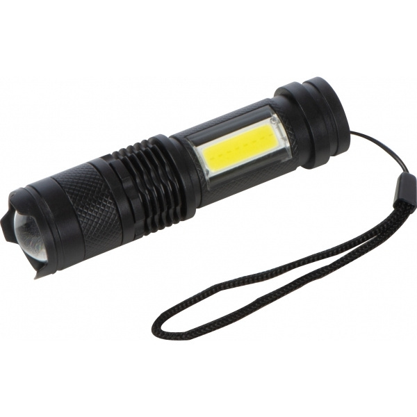 Logo trade promotional gifts picture of: Rechargeable flashlight AARHUS