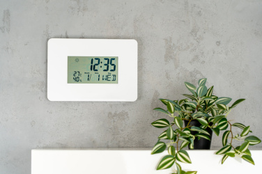 Logo trade promotional merchandise image of: Wall clock BELGRADE