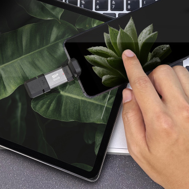 Logo trade promotional giveaways image of: Pendrive Silicon Power Mobile - C51 3.2, 64GB