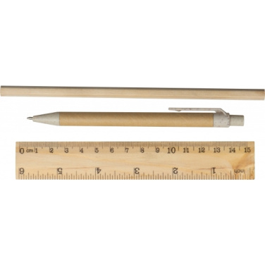 Logo trade promotional gifts picture of: Writing set Teresina