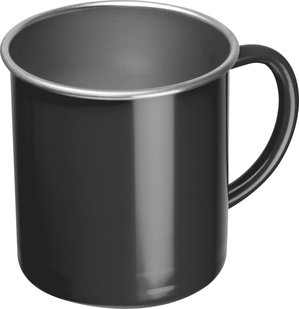 Logo trade promotional giveaways image of: Steel cup Trezzo