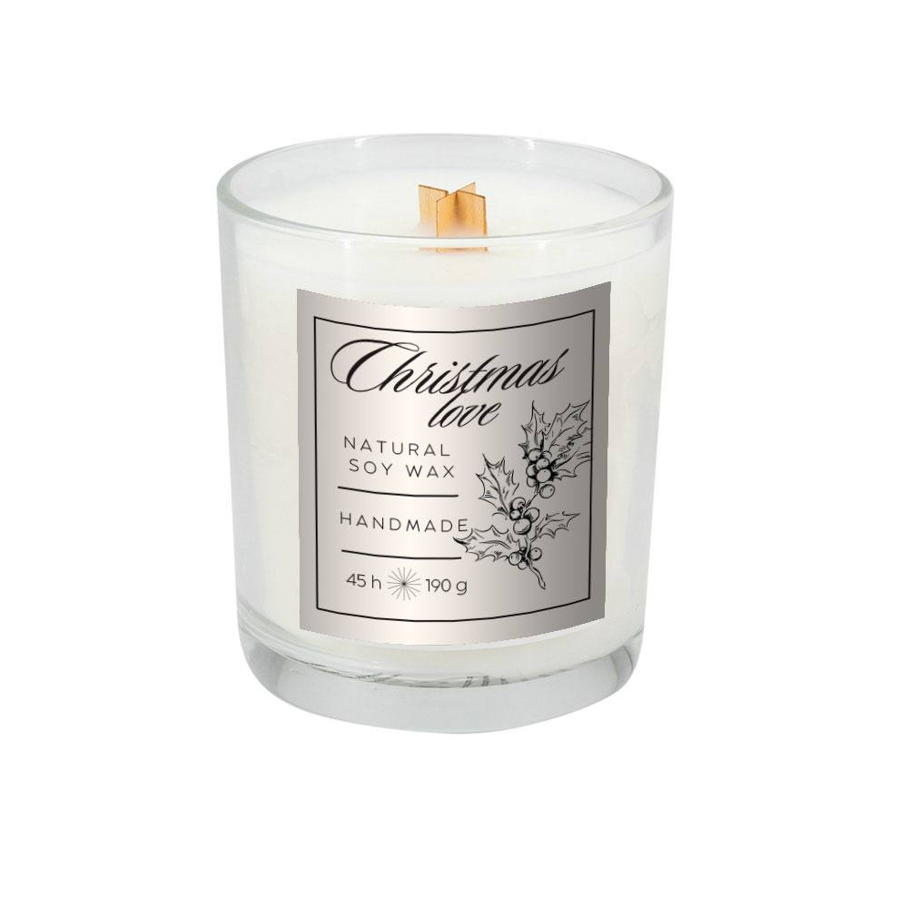 Logotrade promotional gifts photo of: Soy candle 190g Christmas love