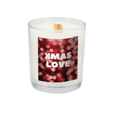Logo trade advertising product photo of: Soy candle 190g Christmas love