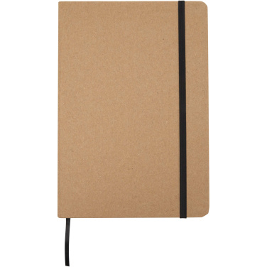 Logo trade advertising products image of: Holm A5 stone paper hard cover notebook with lined pages