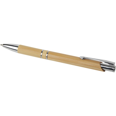 Logotrade advertising product image of: Wicker bamboo ballpoint pen