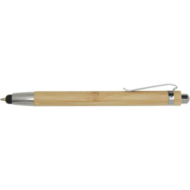 Logo trade promotional merchandise image of: Elm bamboo ballpoint pen