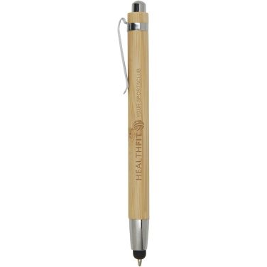 Logo trade advertising products picture of: Elm bamboo ballpoint pen