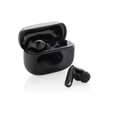 Logo trade promotional products picture of: Airtune RCS recycled plastic ANC earbuds with touch screen
