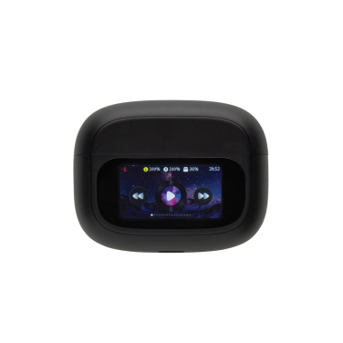 Logotrade advertising product image of: Airtune RCS recycled plastic ANC earbuds with touch screen