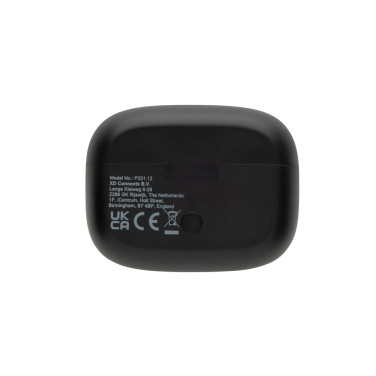 Logo trade promotional products image of: Airtune RCS recycled plastic ANC earbuds with touch screen