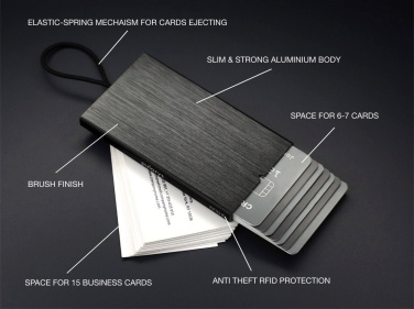 Logo trade advertising products picture of: RFID credit and business card holder 126615500