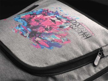 Logo trade promotional giveaways image of: Drawstring backpack 123210500