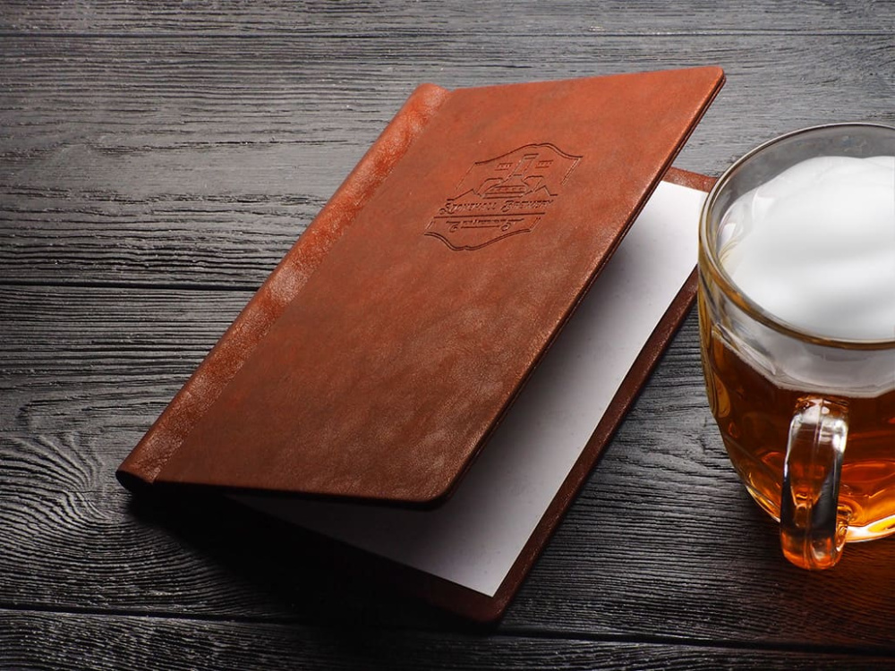 Logo trade promotional gifts image of: Menu cover 2048325