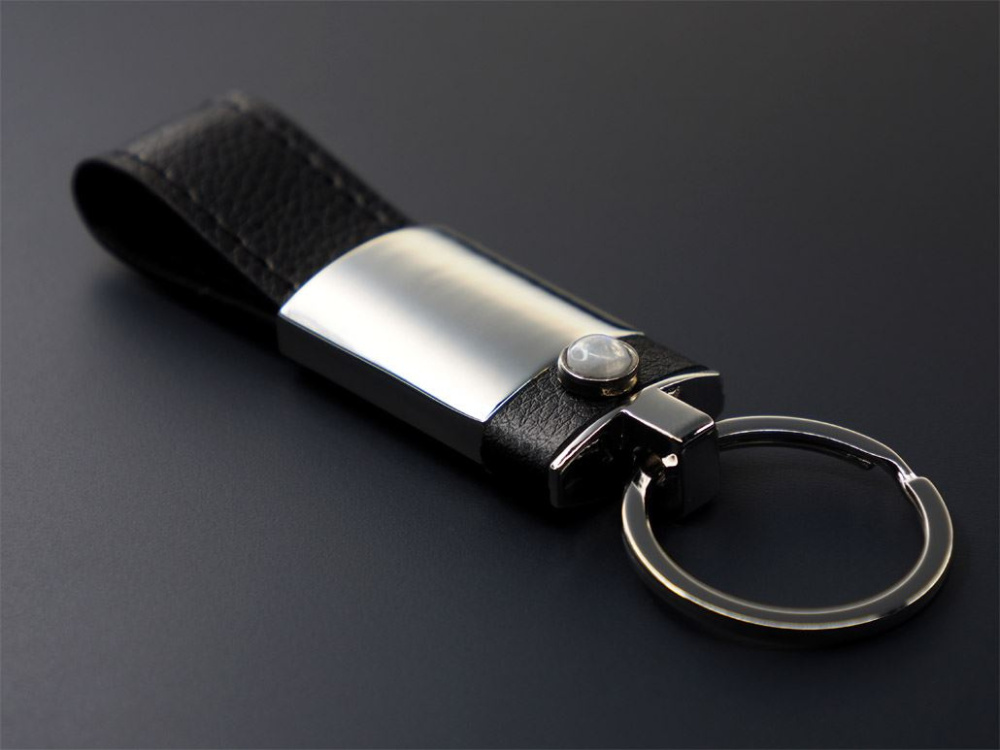 Logo trade promotional items picture of: Moonstone Keyring 1295095
