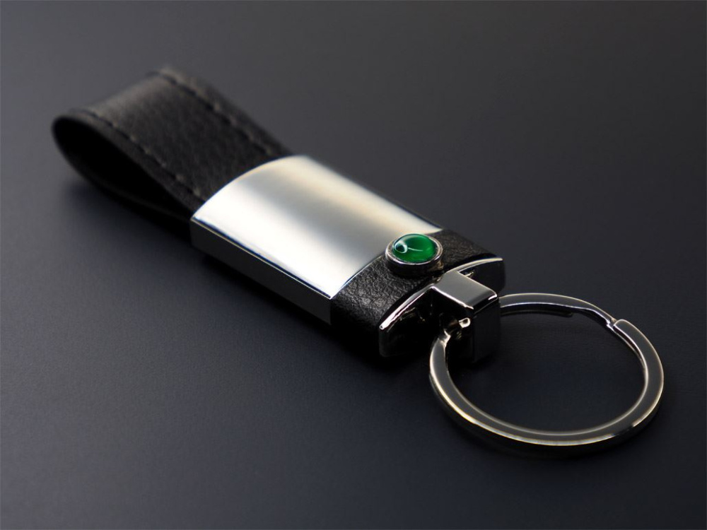 Logo trade promotional items picture of: Agate stone Keyring 1297095