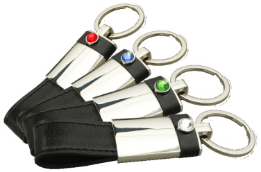 Logo trade promotional giveaways image of: Swarovski Crystal Keyring 908095